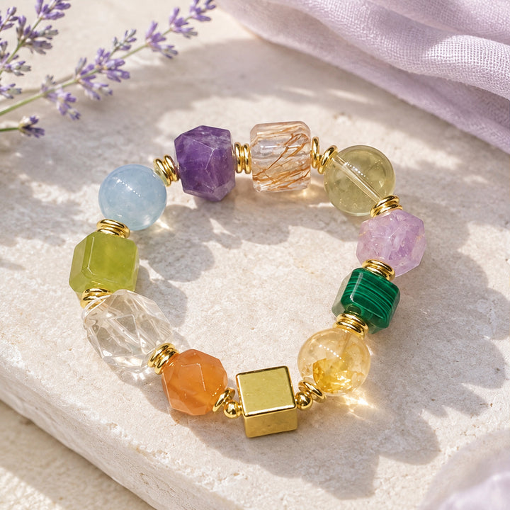 Prism Rainbow Cube Bracelet