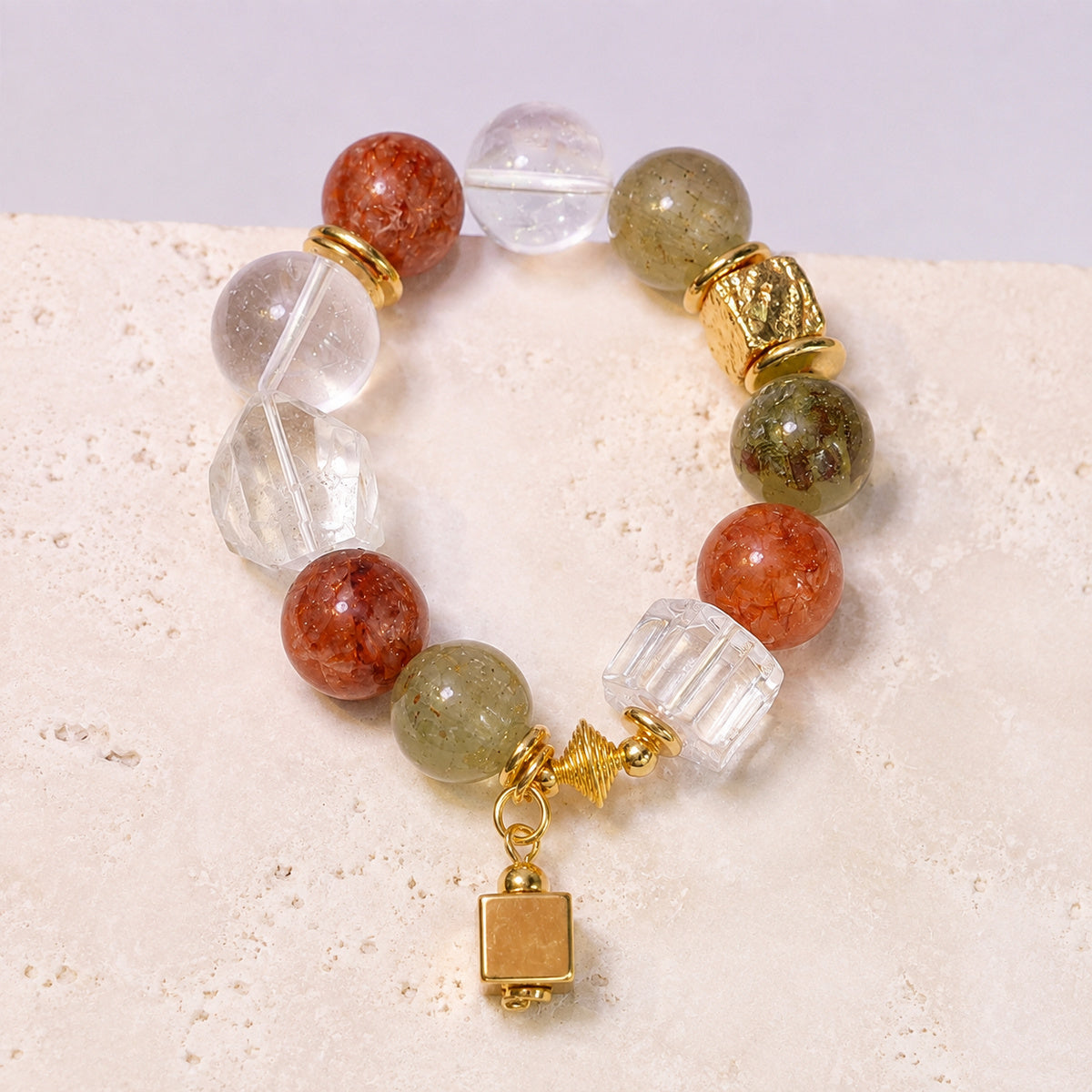 Autumn Meadow Charm Bracelet - bright main