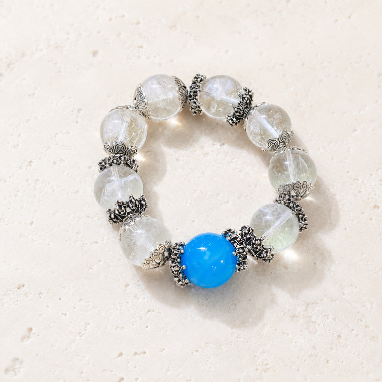 Ice Crystal Blue Bracelet - bright main