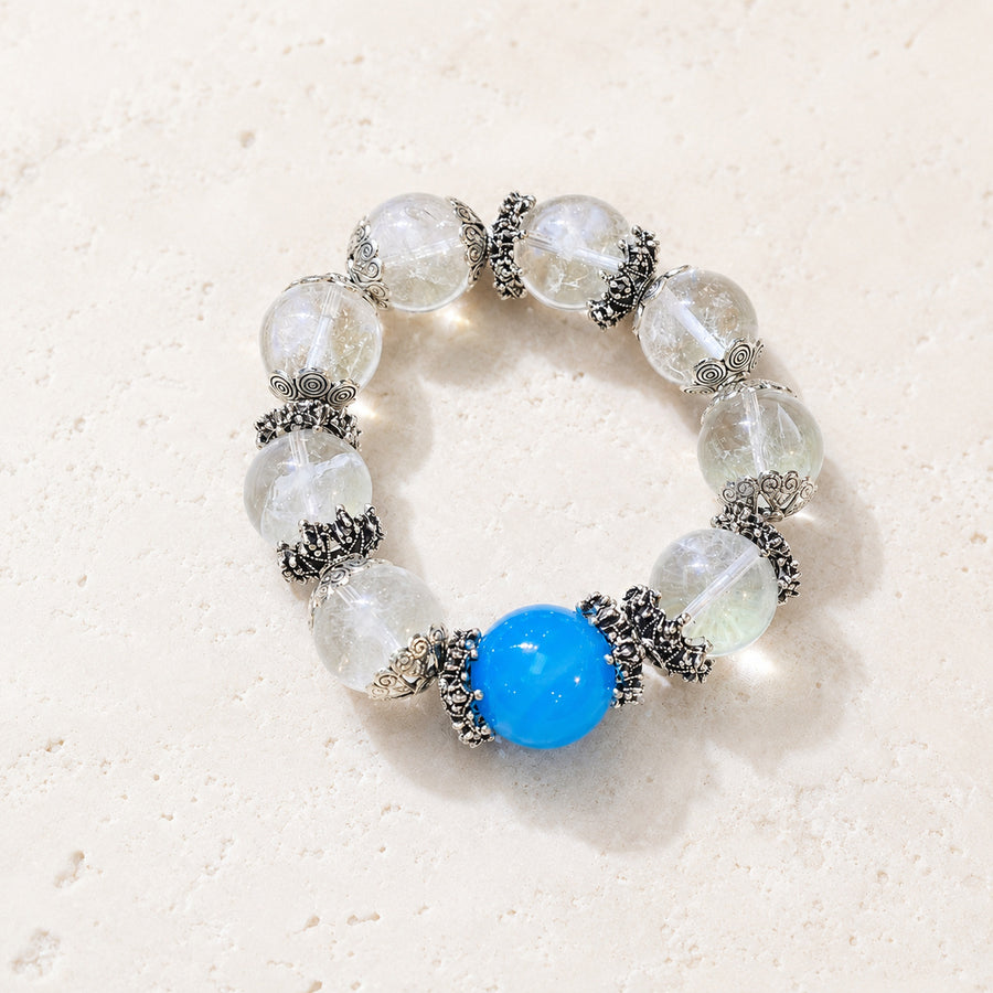 Ice Crystal Blue Bracelet