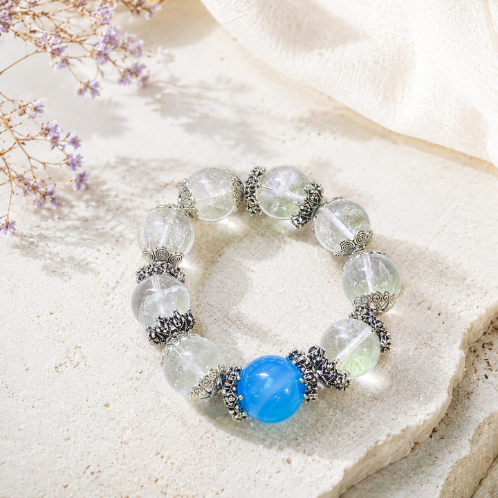 Ice Crystal Blue Bracelet