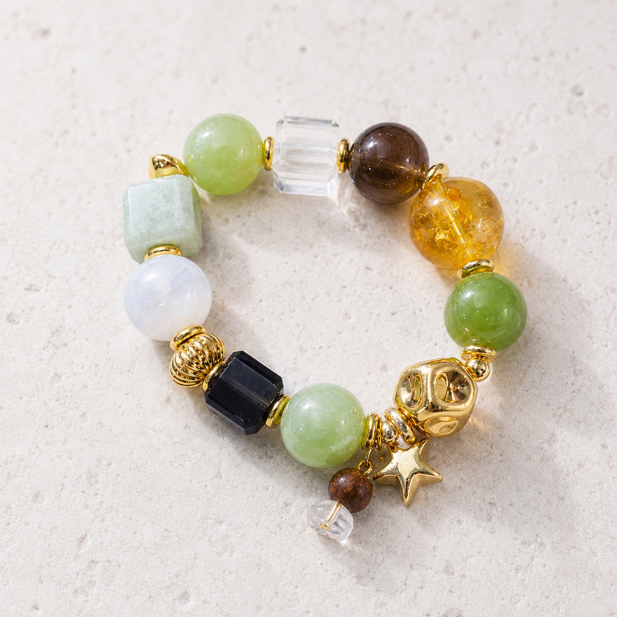 Spring Meadow Heart Bracelet live preview