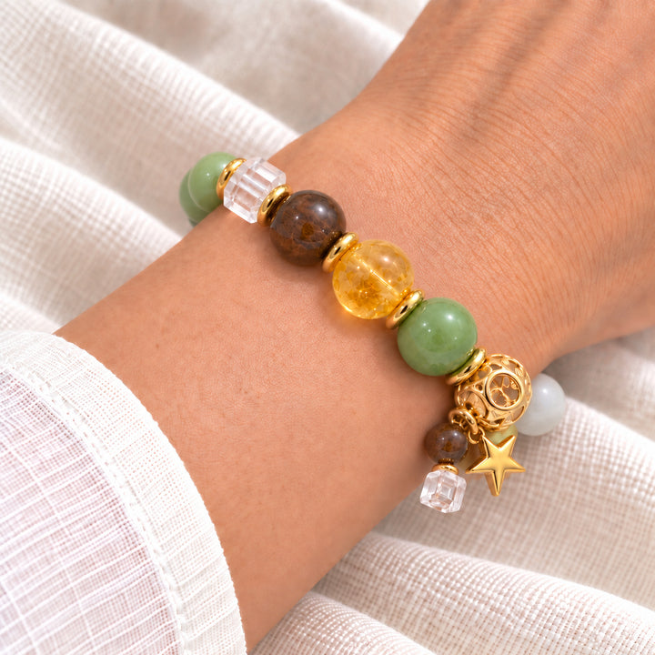 Spring Meadow Heart Bracelet