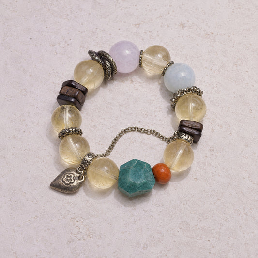 Moss Vintage Charm Bracelet - bright main