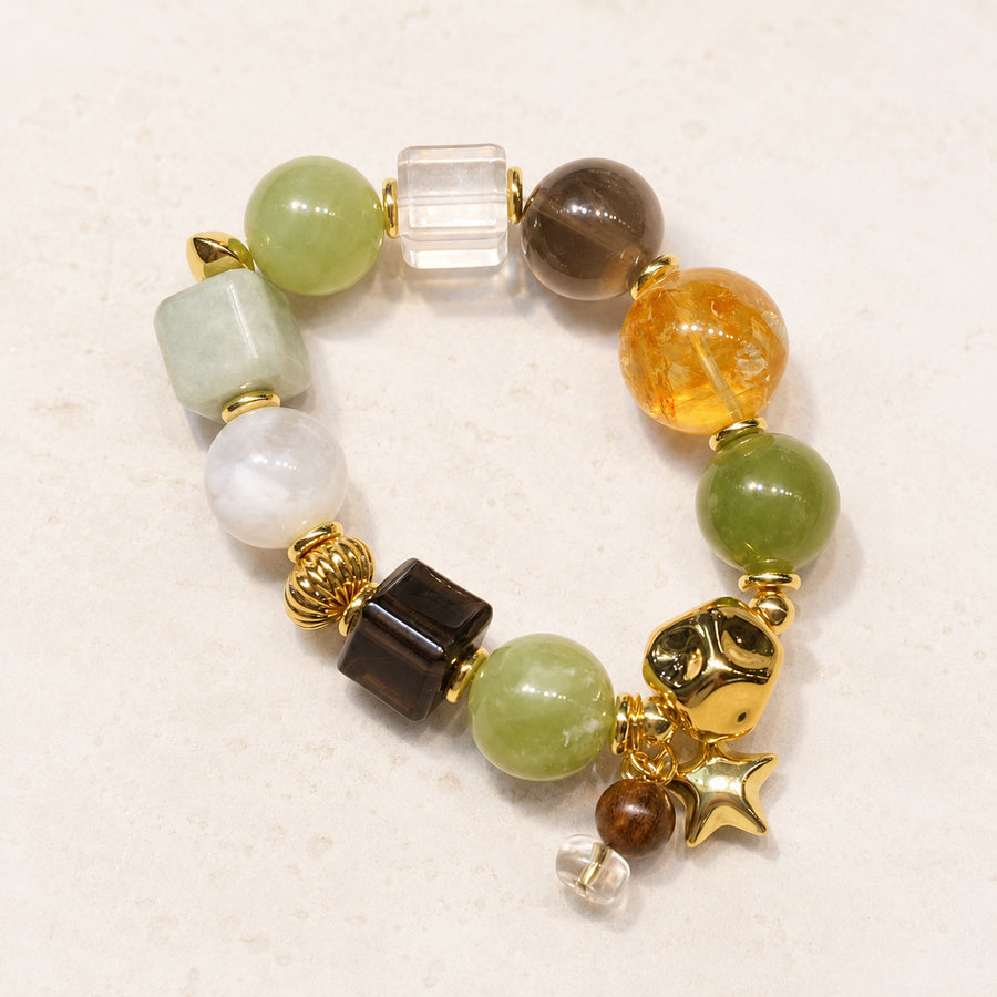 Spring Green Star Bracelet