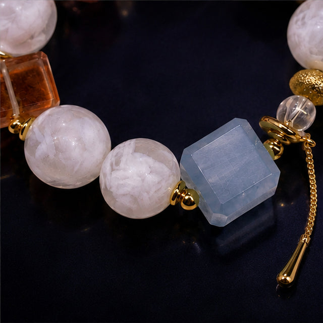 Coastal Sand Cube Bracelet