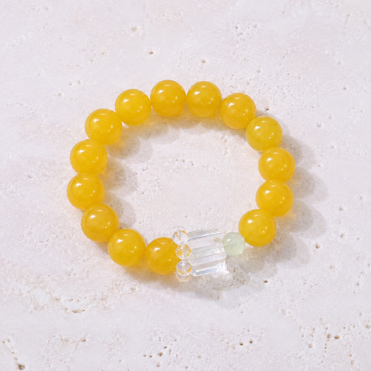 Golden Yellow Cube Bracelet - bright main