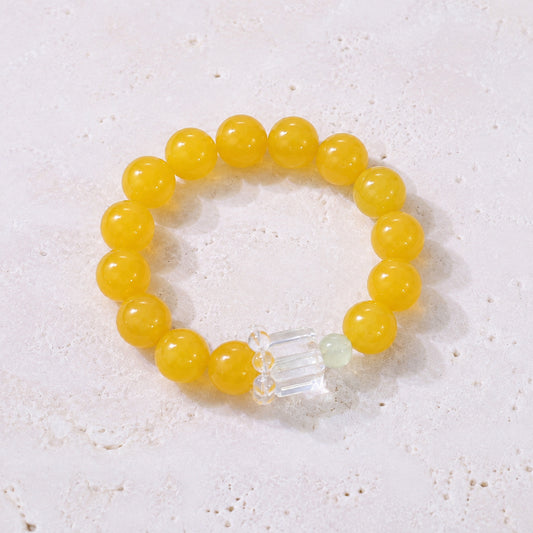Golden Yellow Cube Bracelet - bright main