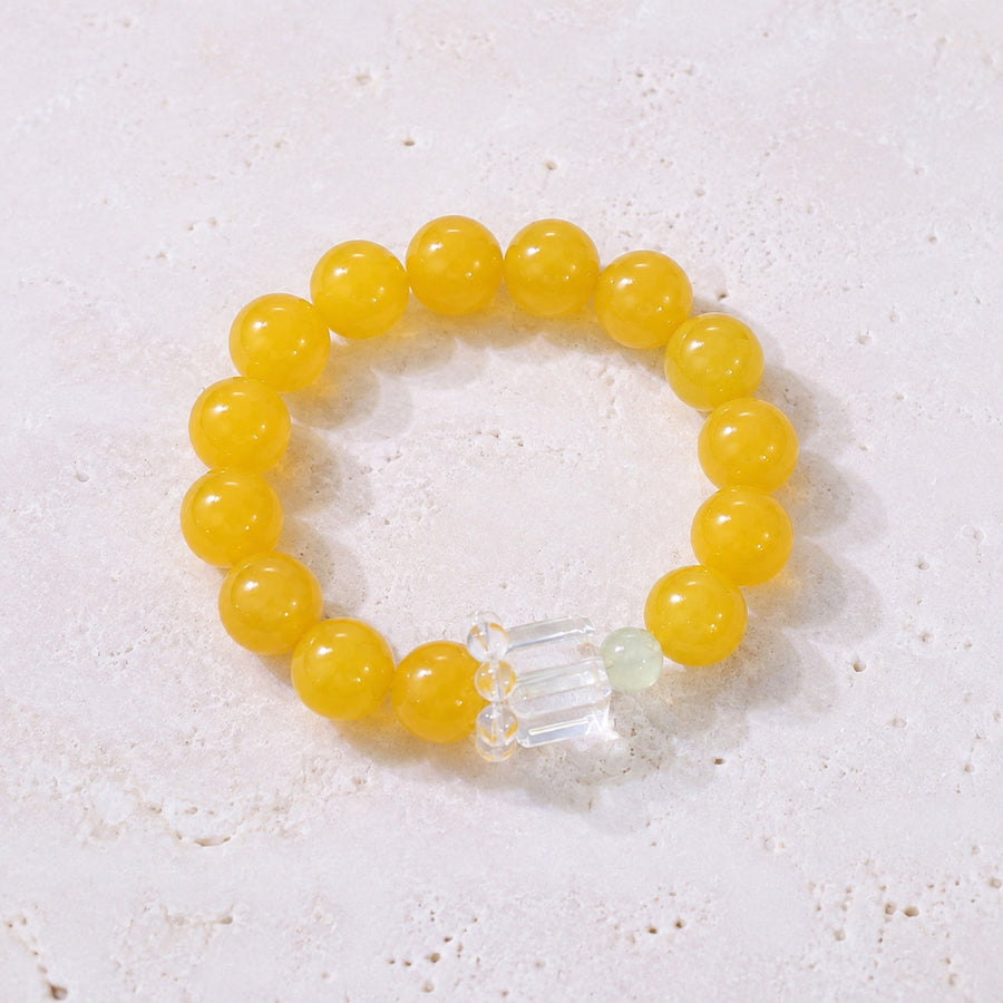 Golden Yellow Cube Bracelet