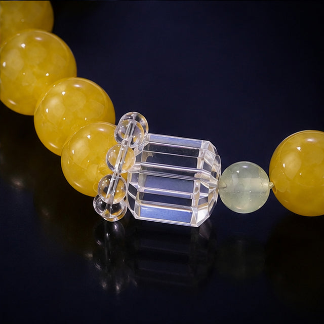 Golden Yellow Cube Bracelet