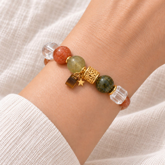Autumn Harvest Charm Bracelet - bright wearing