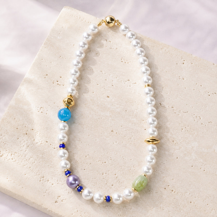 Ocean Garden Pearl Necklace