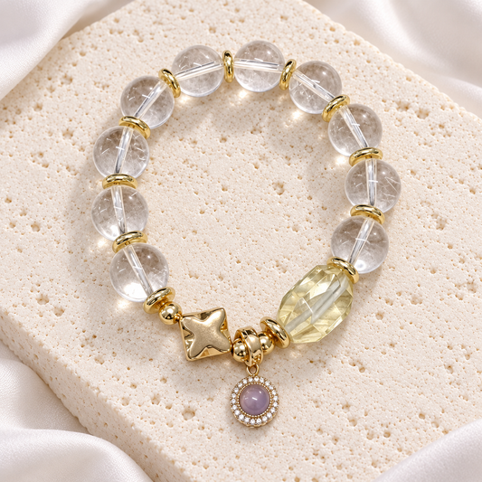 Lemon Light Quartz Bracelet