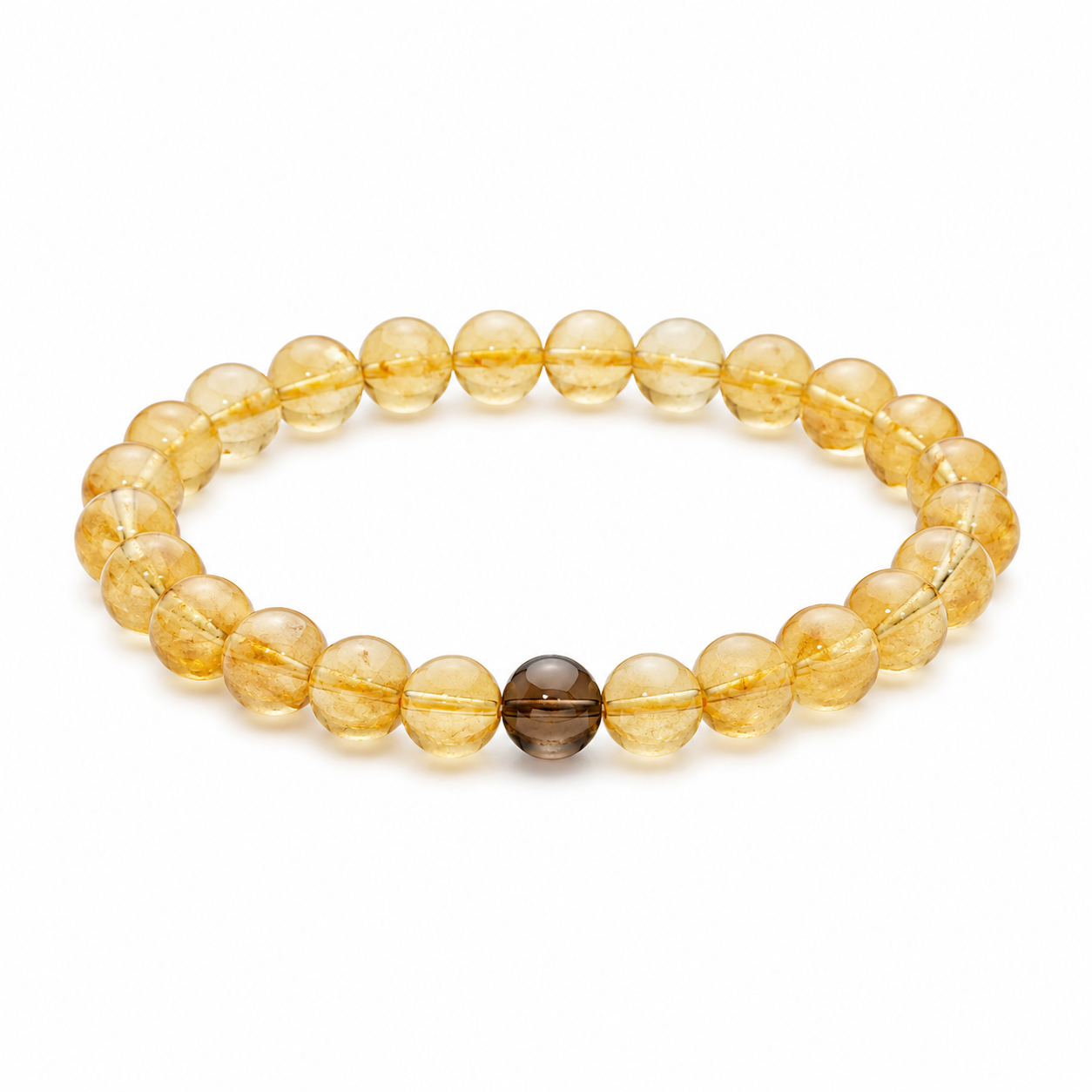 Citrine Light Bracelet on a white background