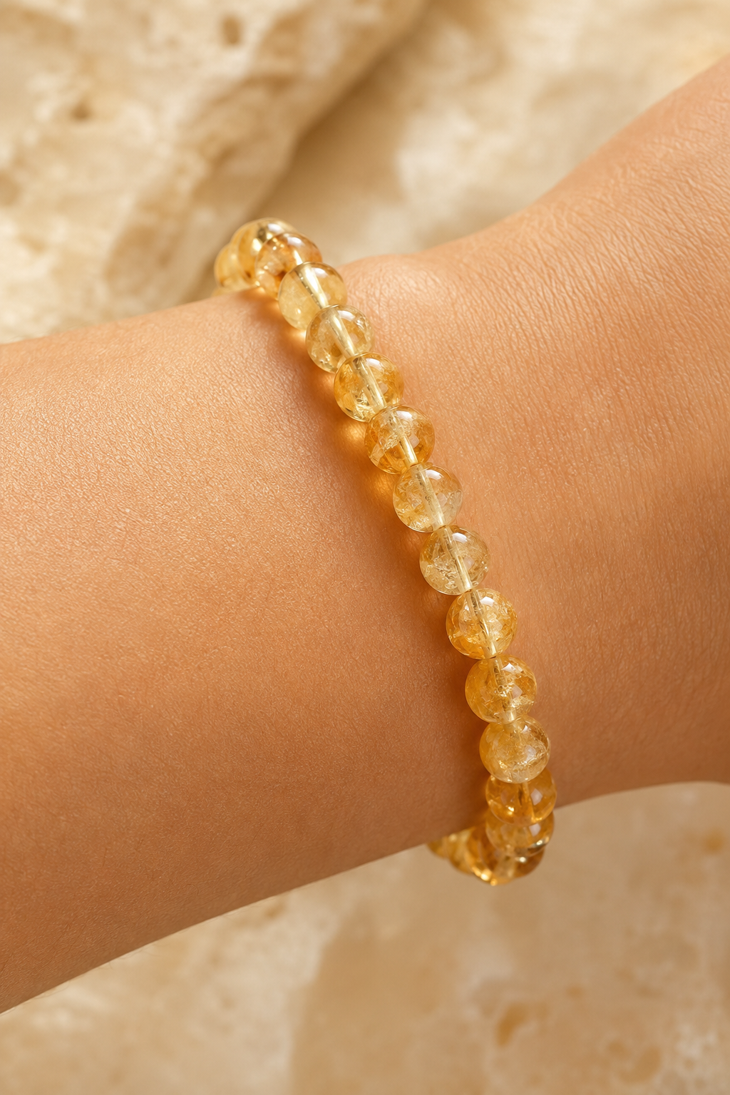 Citrine Light Bracelet lifestyle detail