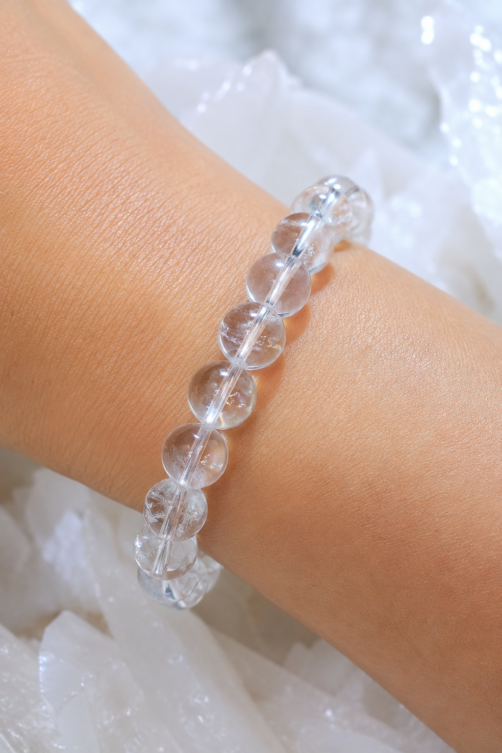 Clear Quartz Clarity Bracelet lifestyle detail