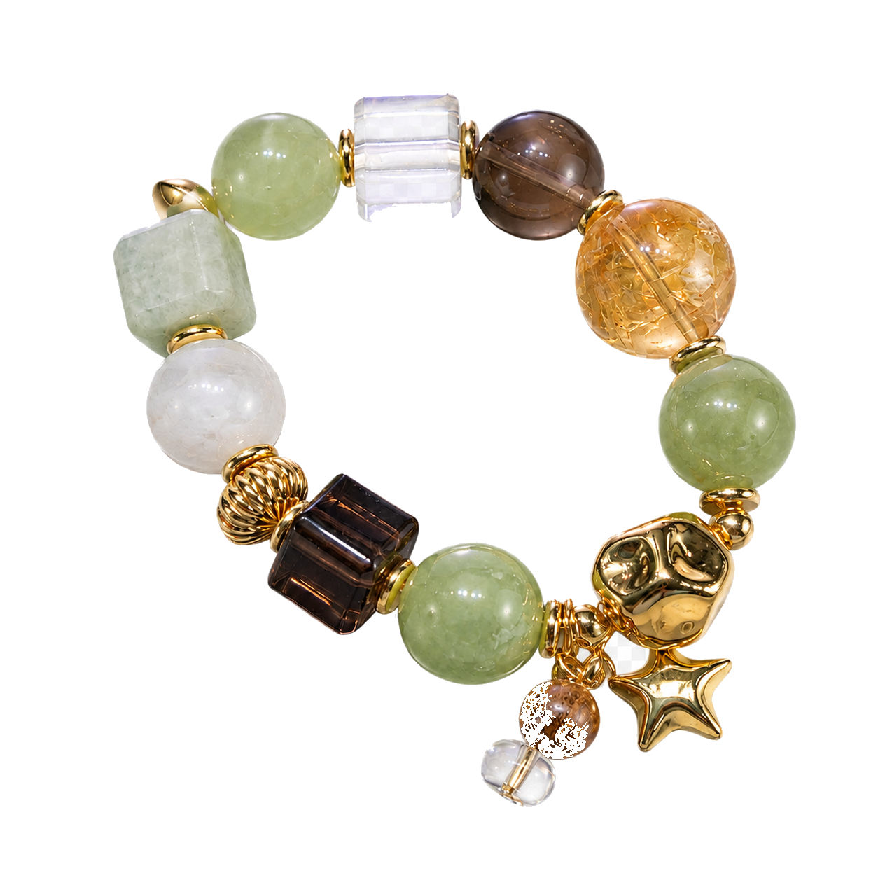 Spring Green Star Bracelet